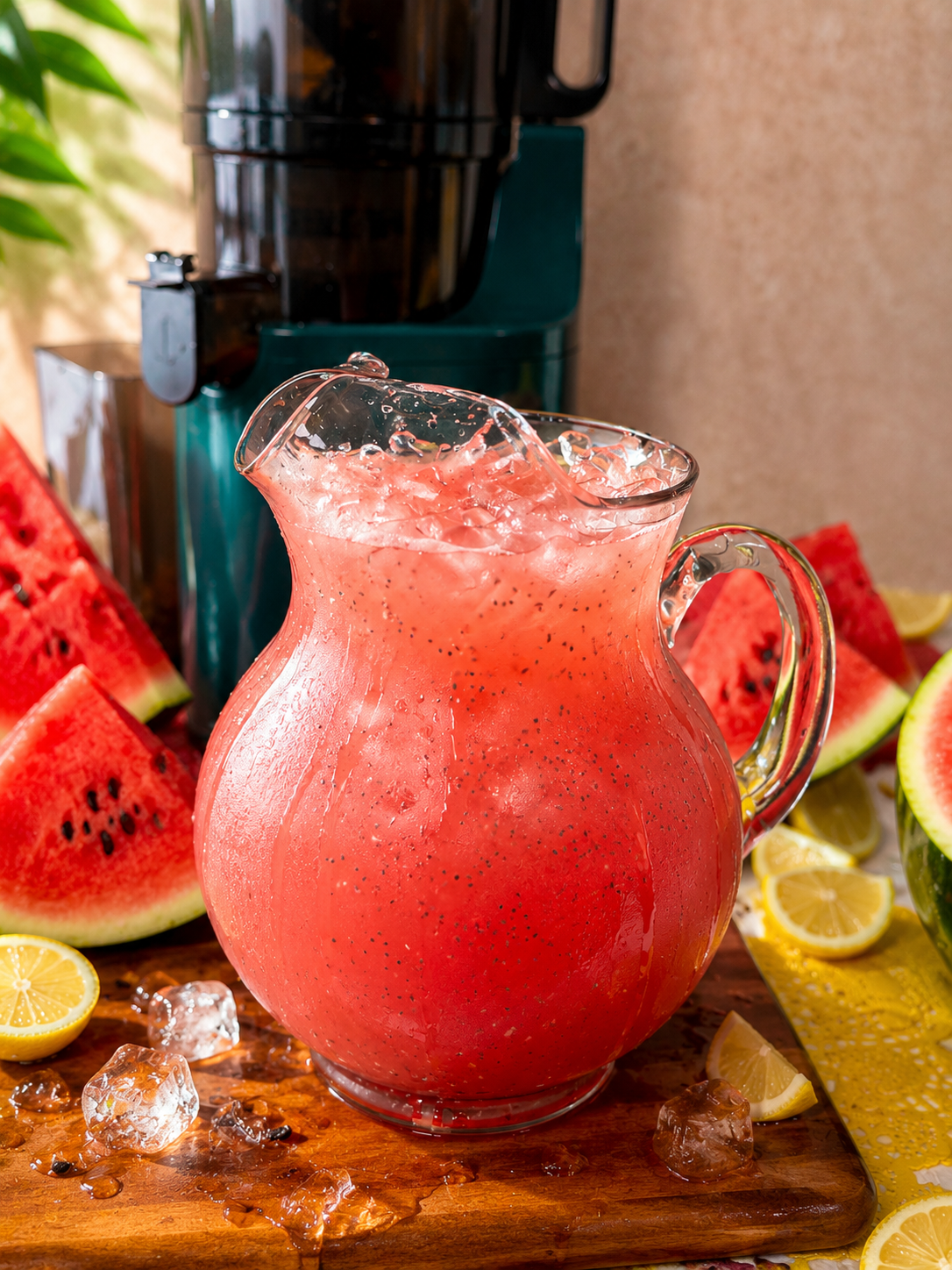 Anti-Bloat Watermelon Chia Lemonade