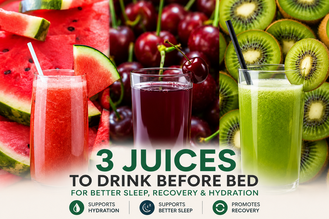 3 Juices to Drink Before Bed for Better Sleep & Recovery