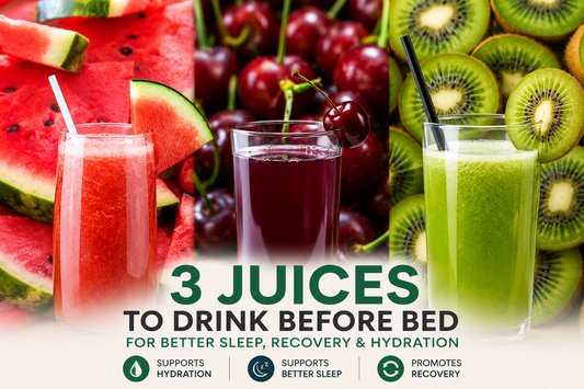 3 Juices to Drink Before Bed for Better Sleep & Recovery