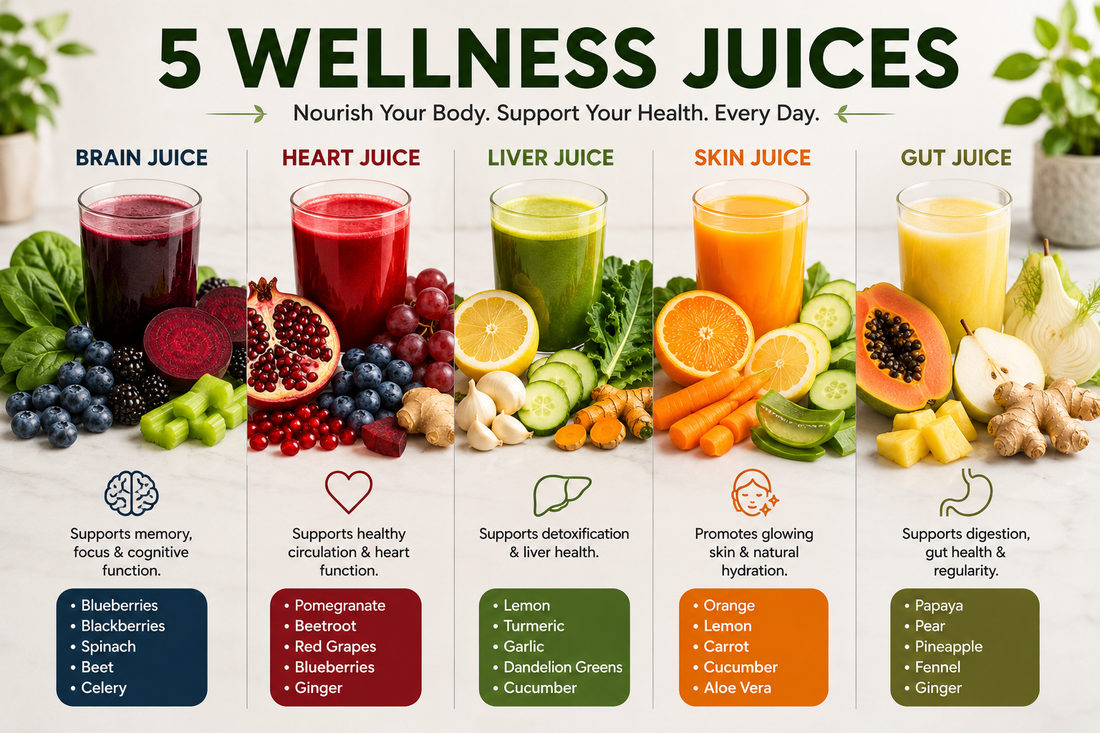 5 Wellness Juice Recipes
