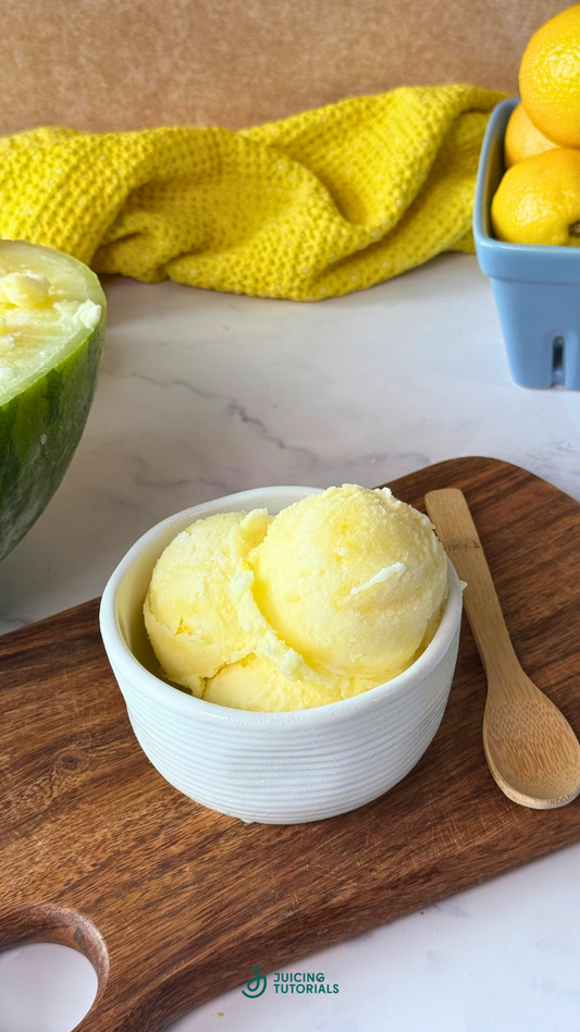 Yellow Watermelon Ice Cream
