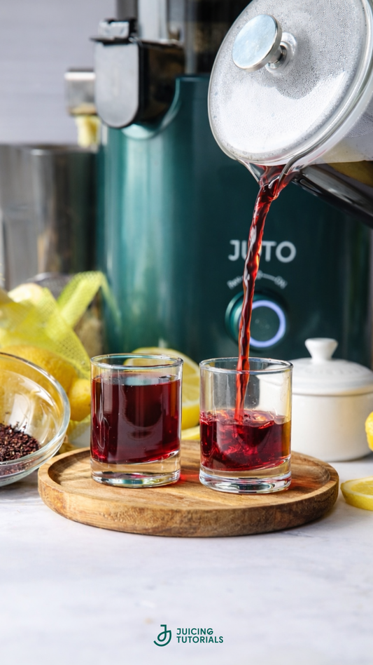 Hibiscus Tea Shots