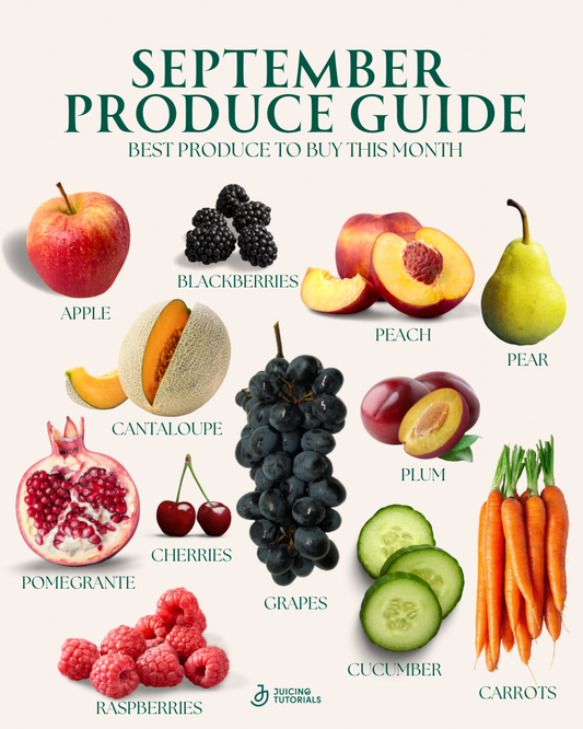 September Produce Guide: 3 Fresh Juices to Make This Month